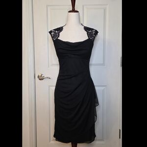 XSCAPE by Joanna Chen Black Bodycon Dress